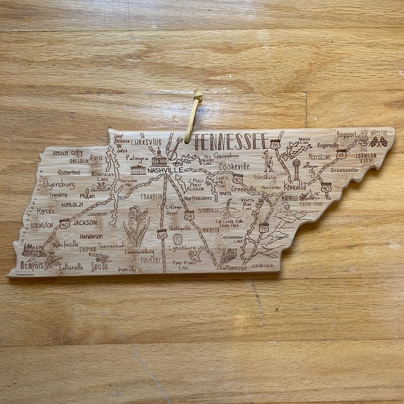 Other - Totally Bamboo Tennessee State Cutting Board